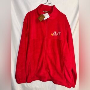 Harriton Fleece World Series 2011 Champions Red XL NWT‎